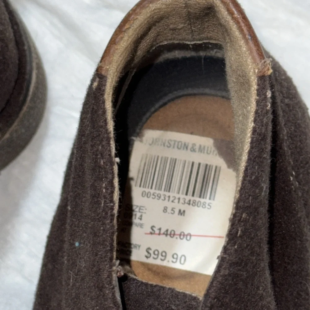 J. Murphy brown‎ lace up Faux suede men’s chukka boots Sz 8.5